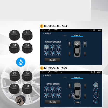 Monitor de presión de neumáticos Android para coche
