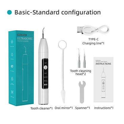 Limpiador dental ultrasónico con seguimiento visual de frecuencia para el hogar