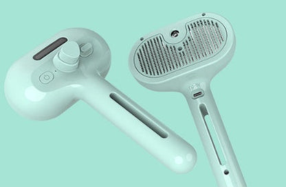Pet Comb Self Cleaning Pets Brush For Dogs Grooming Tools Dematting Comb Built-in Mist Humidifier Pet Products