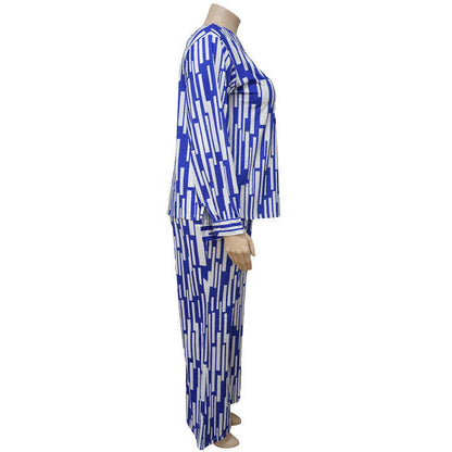 Women's Plus Size Two-Piece Lounge Set