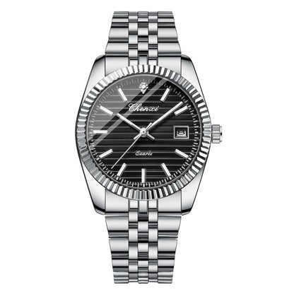 Business Calendar Luminous Waterproof Quartz Watch