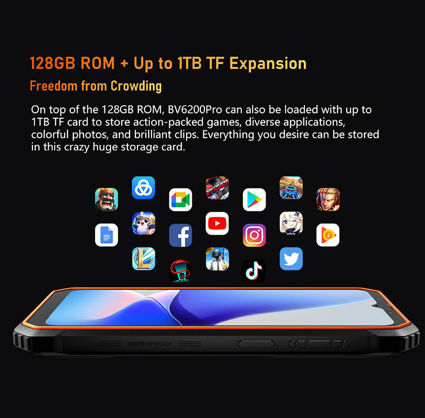 Téléphone portable BV6200PRO