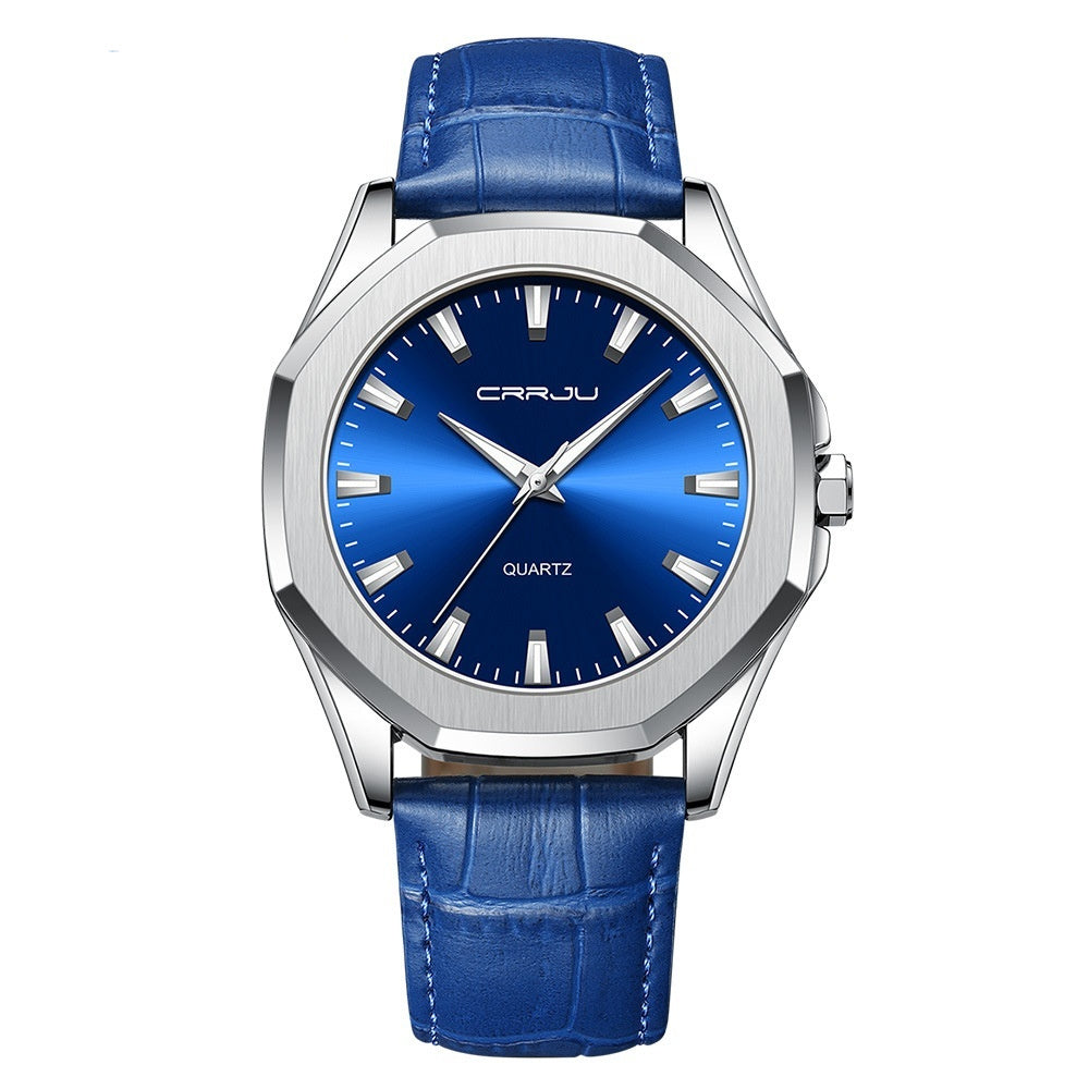 Simple Waterproof Round Casual Quartz Watch