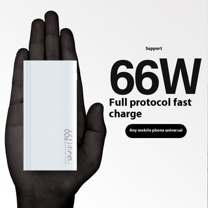 Large Capacity Mobile Power PD66w Fast Charging Lightweight Universal