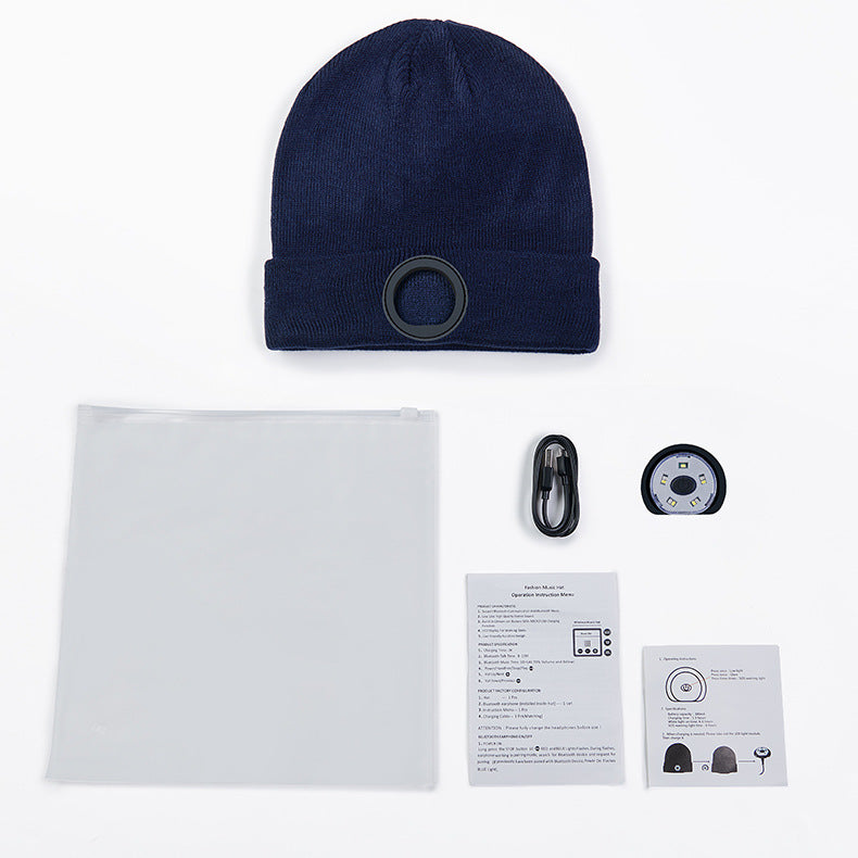 Bluetooth Headset Hat Led Apparel