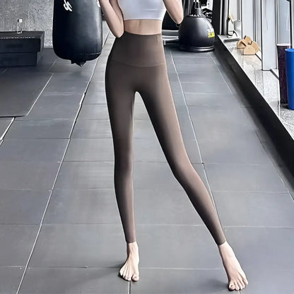 Fleece Thickened Winter Shark Pants High Waist Leggings