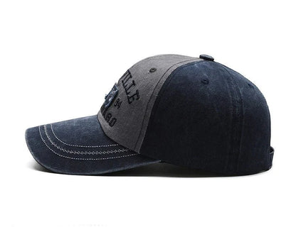 Washed Embroidered Baseball Cap | Unisex Casual Cotton Outdoor Hat