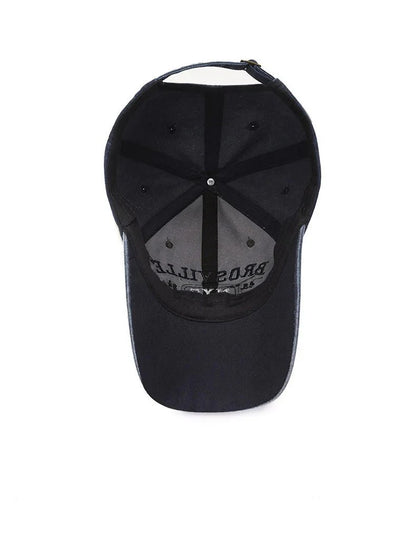 Washed Embroidered Baseball Cap | Unisex Casual Cotton Outdoor Hat