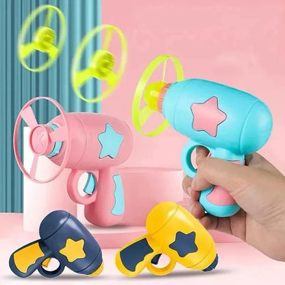 Funny Cat Toy Interactive Flying Disc Launcher