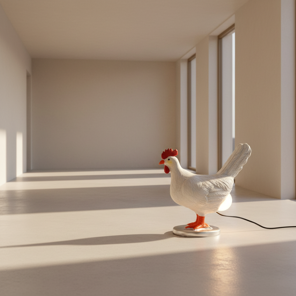 Chicken Table Lamp LED Novelty Night Light Easter Decorative Lamp