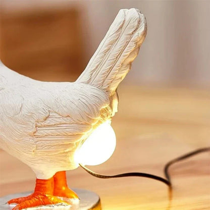 Chicken Table Lamp LED Novelty Night Light Easter Decorative Lamp
