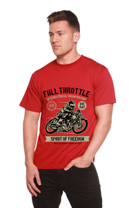 T-shirt graphique à manches courtes Fuul Throttle en bambou/coton biologique pour homme