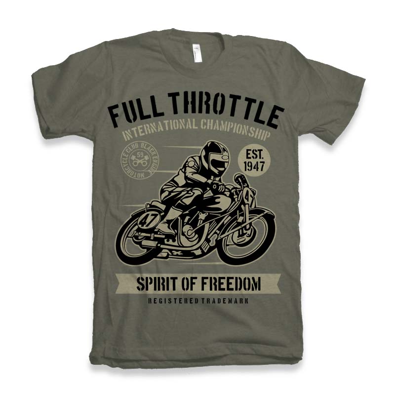 T-shirt graphique à manches courtes Fuul Throttle en bambou/coton biologique pour homme
