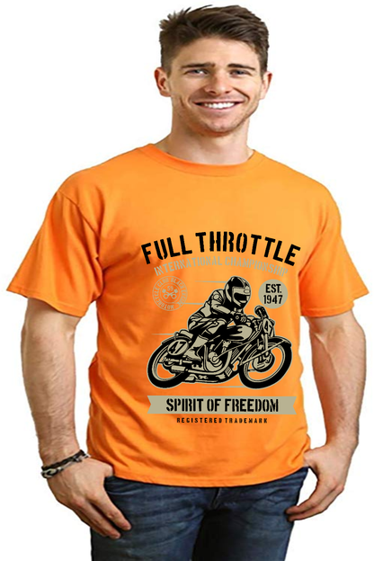T-shirt graphique à manches courtes Fuul Throttle en bambou/coton biologique pour homme