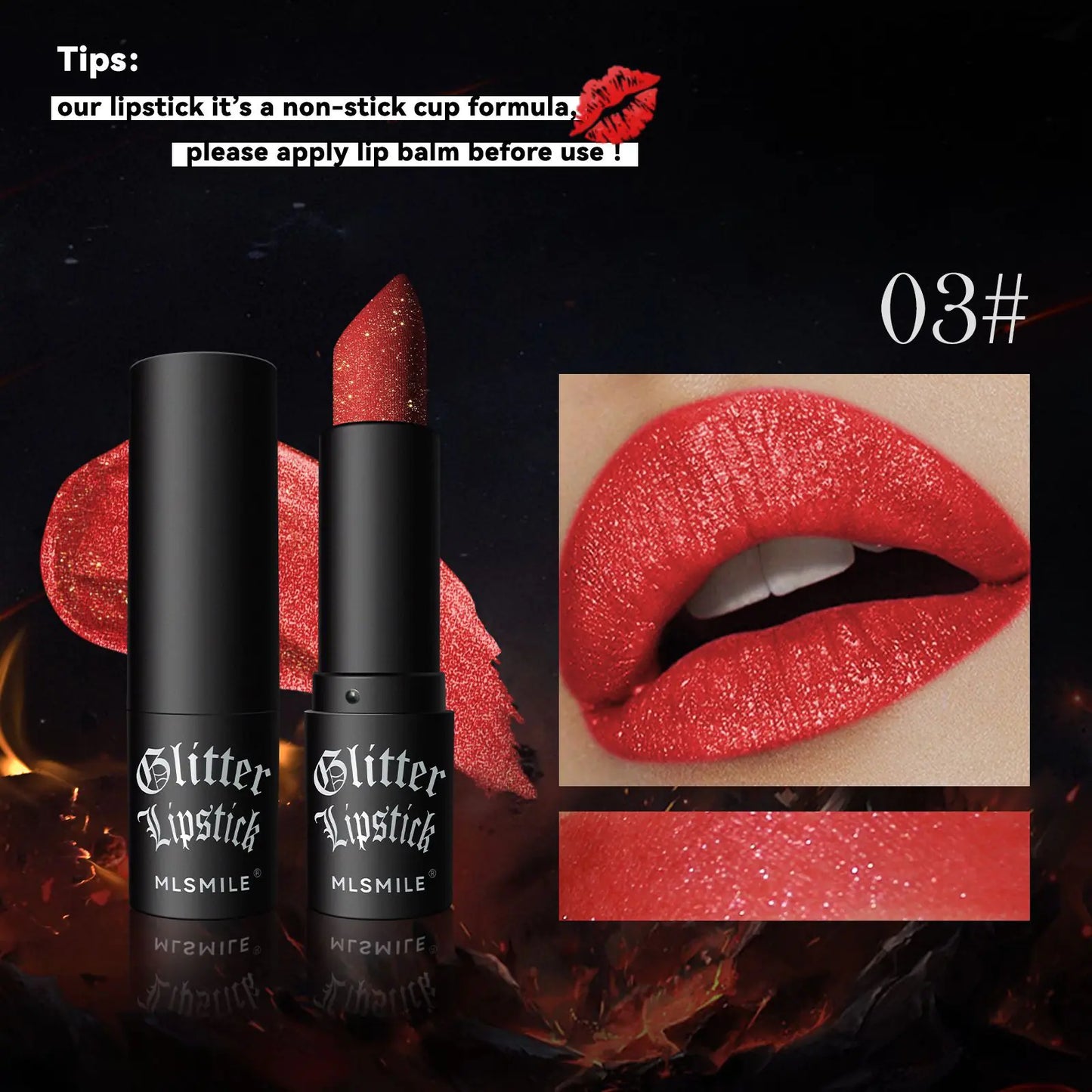 Labial mate aterciopelado de larga duración e hidratante