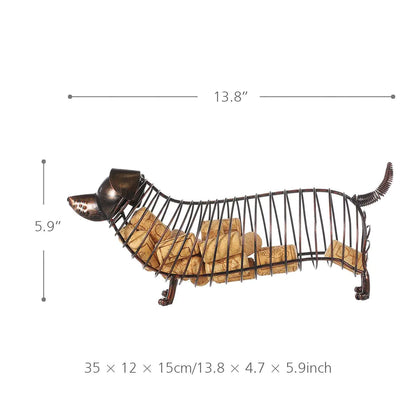 Dachshund Bottle Cork Storage