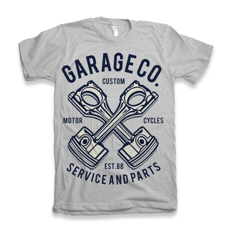 Camiseta Gráfica de Manga Corta para Hombre de Viscosa de Bambú y Algodón Orgánico Garage Co