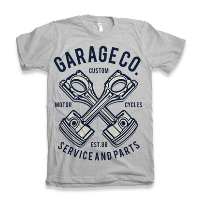Camiseta Gráfica de Manga Corta para Hombre de Viscosa de Bambú y Algodón Orgánico Garage Co