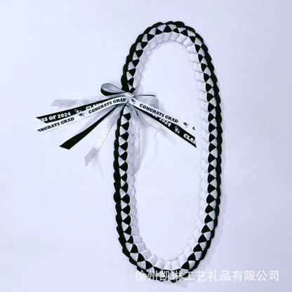 Handmade Graduation Honor Floral Wreath Sash 2024