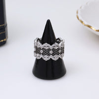 Gold-plated Ginkgo Leaf Ring for Women