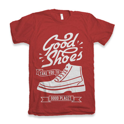 Good Shoes Camiseta gráfica de manga corta para hombre de bambú viscosa/algodón orgánico