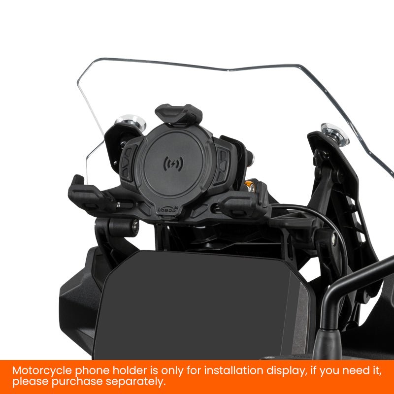LOBOO GPS Navigation Mount for BMW F750GS / F800GS / F850GS / F900GS Adventure | CNC Aluminum Alloy & 304 Stainless Steel