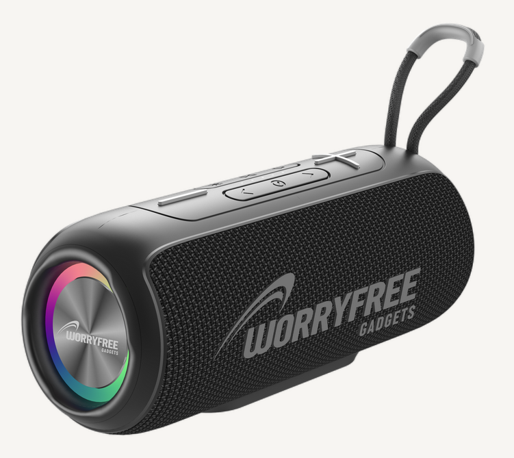 10W Wireless Portable Waterproof Bluetooth Speaker with RGB Lights- Assorted