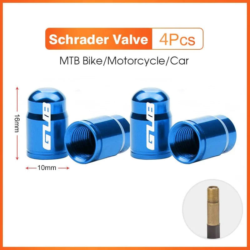 GUB Aluminum Alloy Bicycle Valve Caps