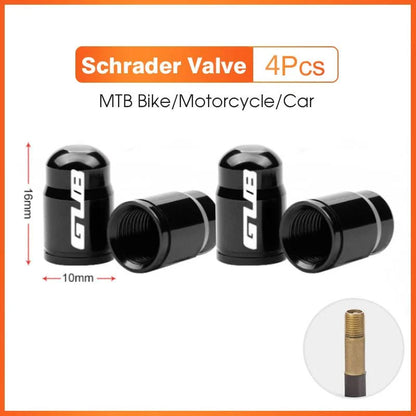 GUB Aluminum Alloy Bicycle Valve Caps