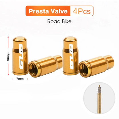 GUB Aluminum Alloy Bicycle Valve Caps