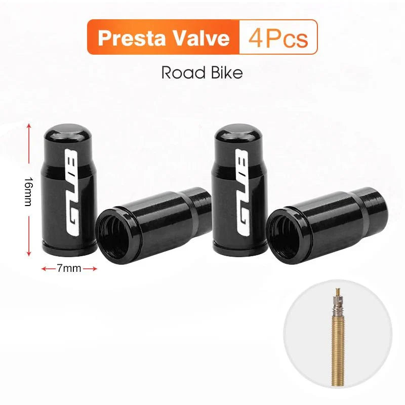 GUB Aluminum Alloy Bicycle Valve Caps