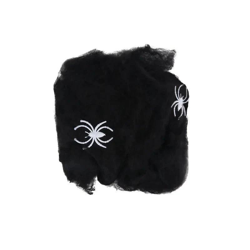 Stretchy Halloween Spider Web | Cobweb Decoration for Indoor & Outdoor