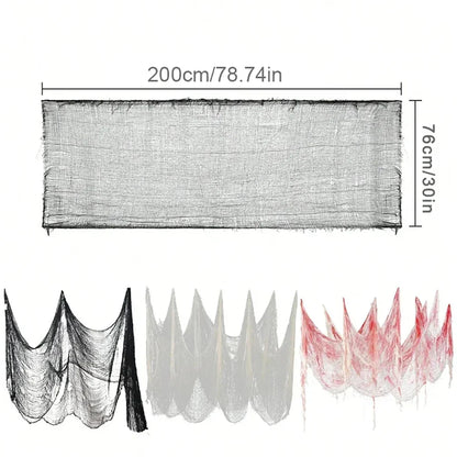 Halloween Bloody Gauze Decorations | Horror Cloth Bandage for Haunted House Props