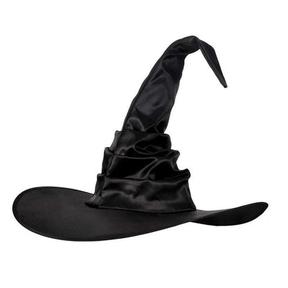 Black Wizard Hat for Adults | Halloween Magic Costume Accessory