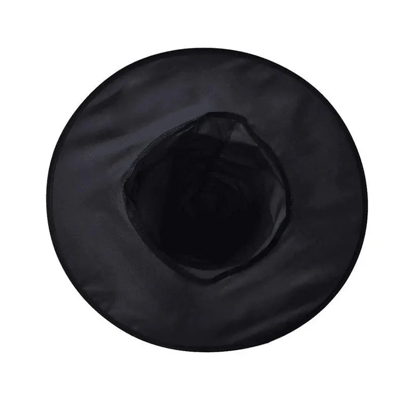 Black Wizard Hat for Adults | Halloween Magic Costume Accessory