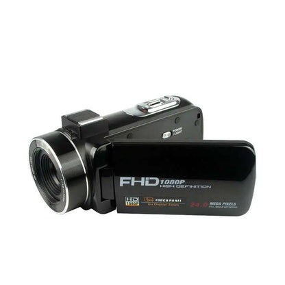 HD Digital Camera with Microphone and Flip Screen
