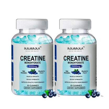 High Strength Creatine Monohydrate Gummies 120 Count