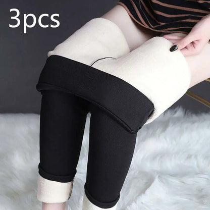 High Stretch Winter Leggings with Fleece Lining