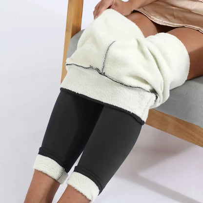 High Stretch Winter Leggings with Fleece Lining