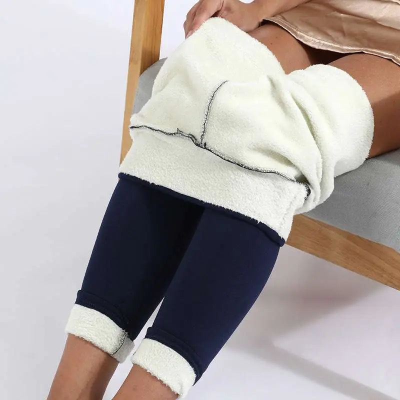 High Stretch Winter Leggings with Fleece Lining