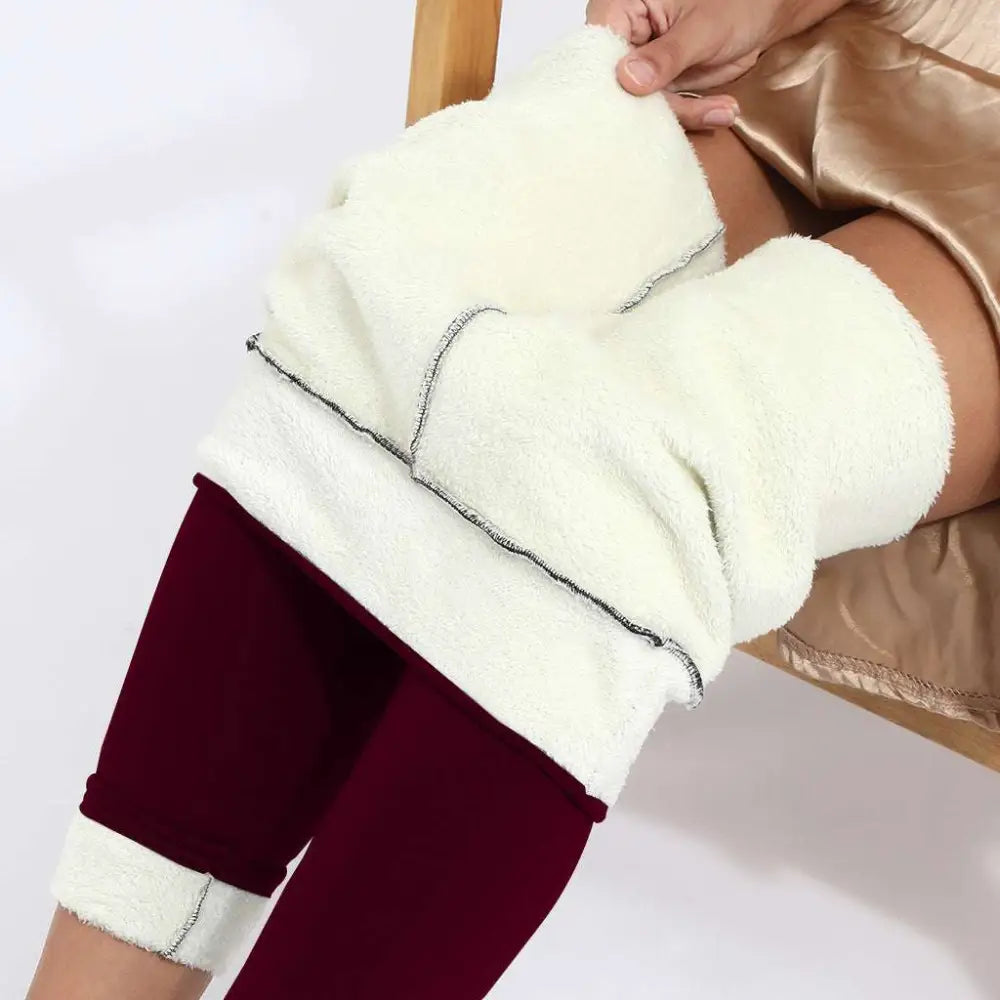 High Stretch Winter Leggings with Fleece Lining
