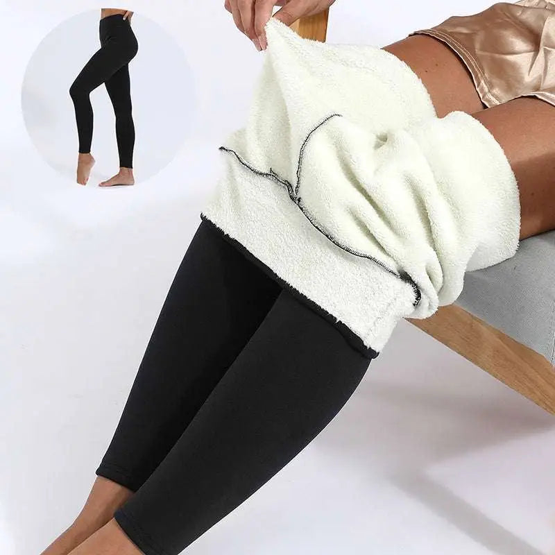 High Stretch Winter Leggings with Fleece Lining