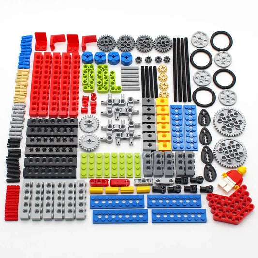 Set de bloques de construcción Technic | Piezas compatibles para coches, engranajes y ejes