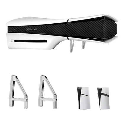 Horizontal Stand for PS5 Slim and Pro | Transparent Acrylic Base Holder Bracket