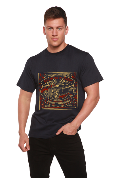 T-shirt à manches courtes et motif Hot Rod pour homme en bambou, viscose et coton biologique