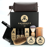 9-Piece Beard Grooming Kit – Complete Care Set