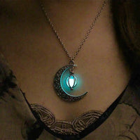 Moonstone Pendant Necklace Stainless Steel Moonstone Jewelry Women Gift