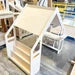 WALLY Playhouse Bookshelf + Toy Shelf – Kids Wooden Playhouse Shelf