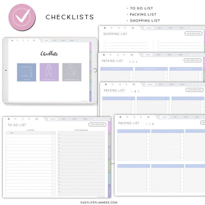 Digital Vacation Planner PDF | Travel Itinerary & Budget Organizer, GoodNotes, Notability