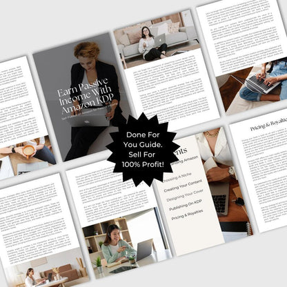 Amazon KDP Guide: Passive Income eBook with MRR + PLR (Digital Download)